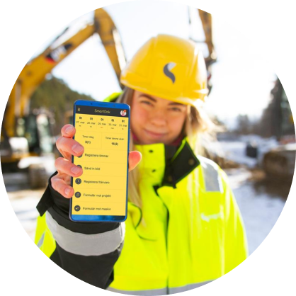 Girl with smartphone