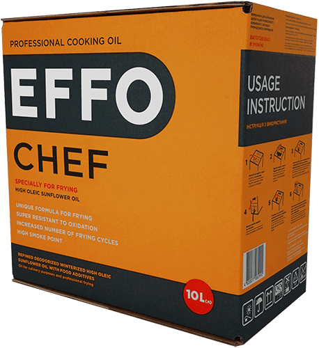 ПРОФЕСІЙНА КУЛІНАРНА ОЛІЯ EFFO CHEF 10L