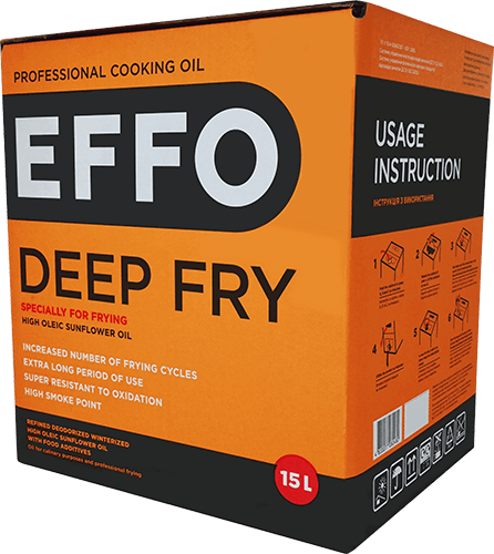 ПРОФЕСІЙНА КУЛІНАРНА ОЛІЯ EFFO DEEP FRY 15L