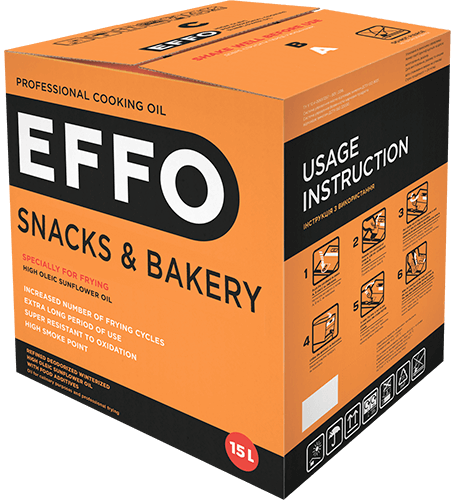 ПРОФЕСІЙНА КУЛІНАРНА ОЛІЯ ДЛЯ ВИРОБНИКІВ ПРОДУКТІВ ХАРЧУВАННЯ EFFO SNACKS & BAKERY